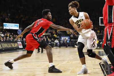 Iowa forward Dom Uhl